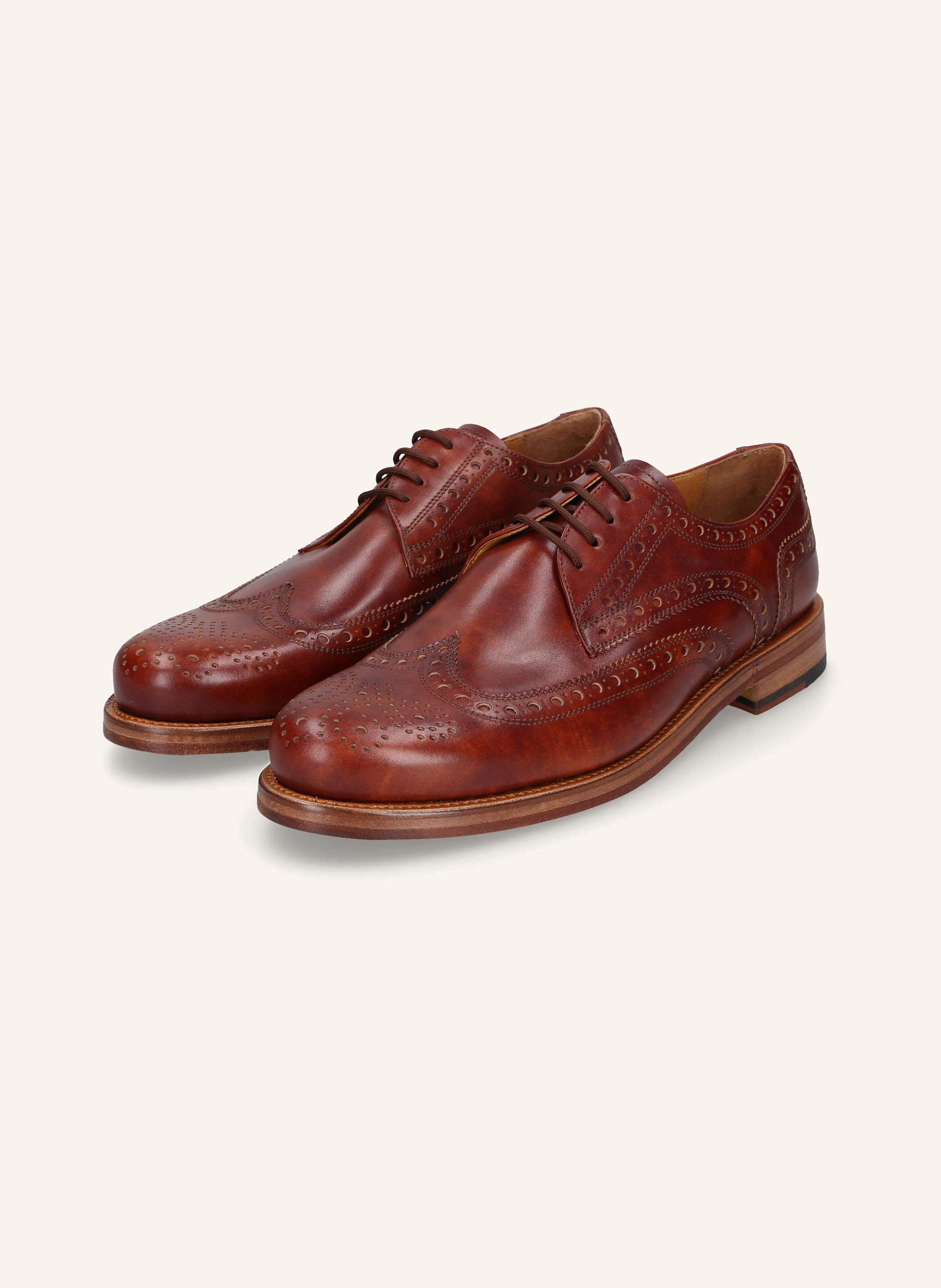 Heinrich Dinkelacker Zürich Full-Brogue TC braun
