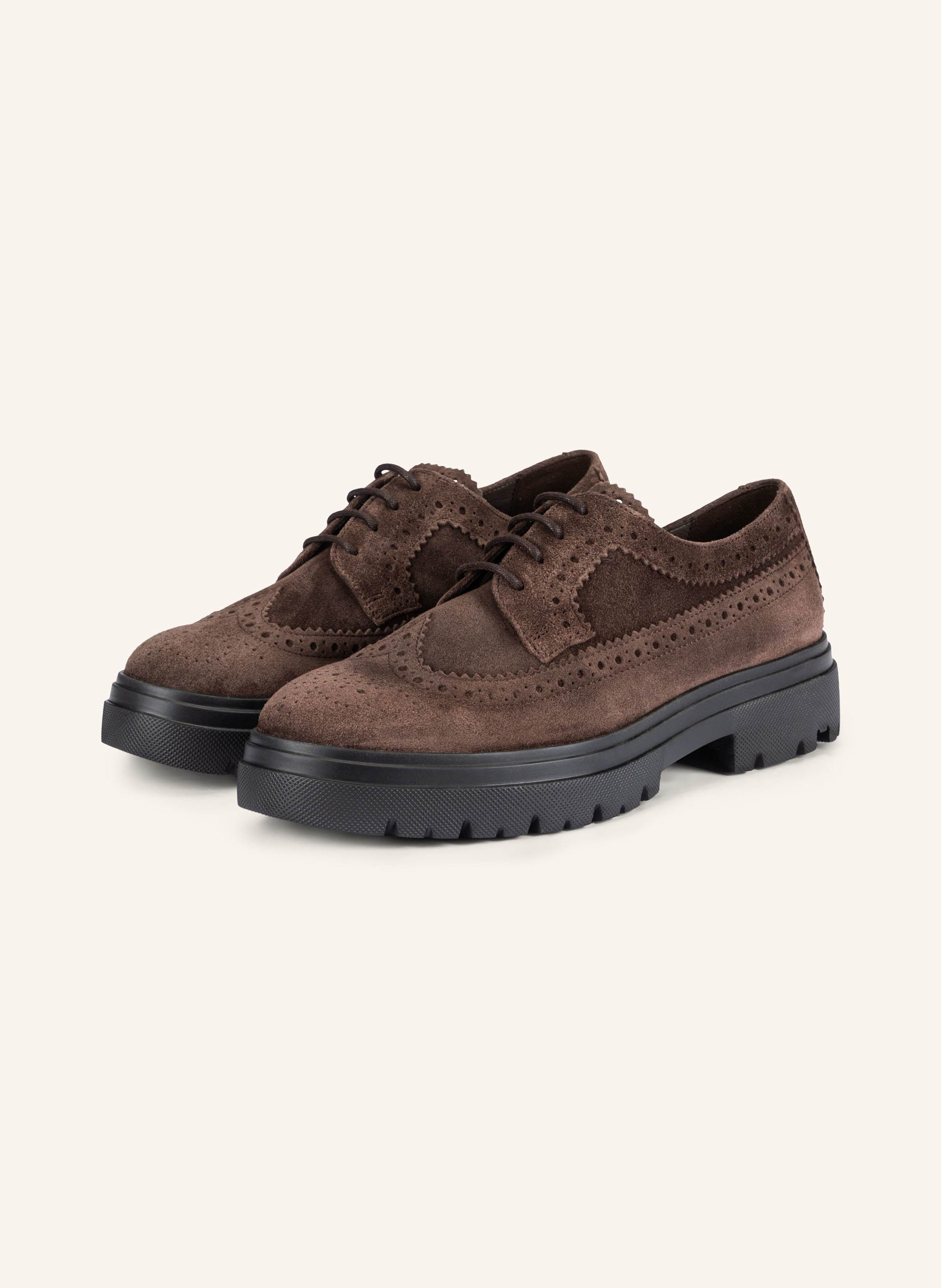 Lloyd Azure Budapester Velours dunkelbraun
