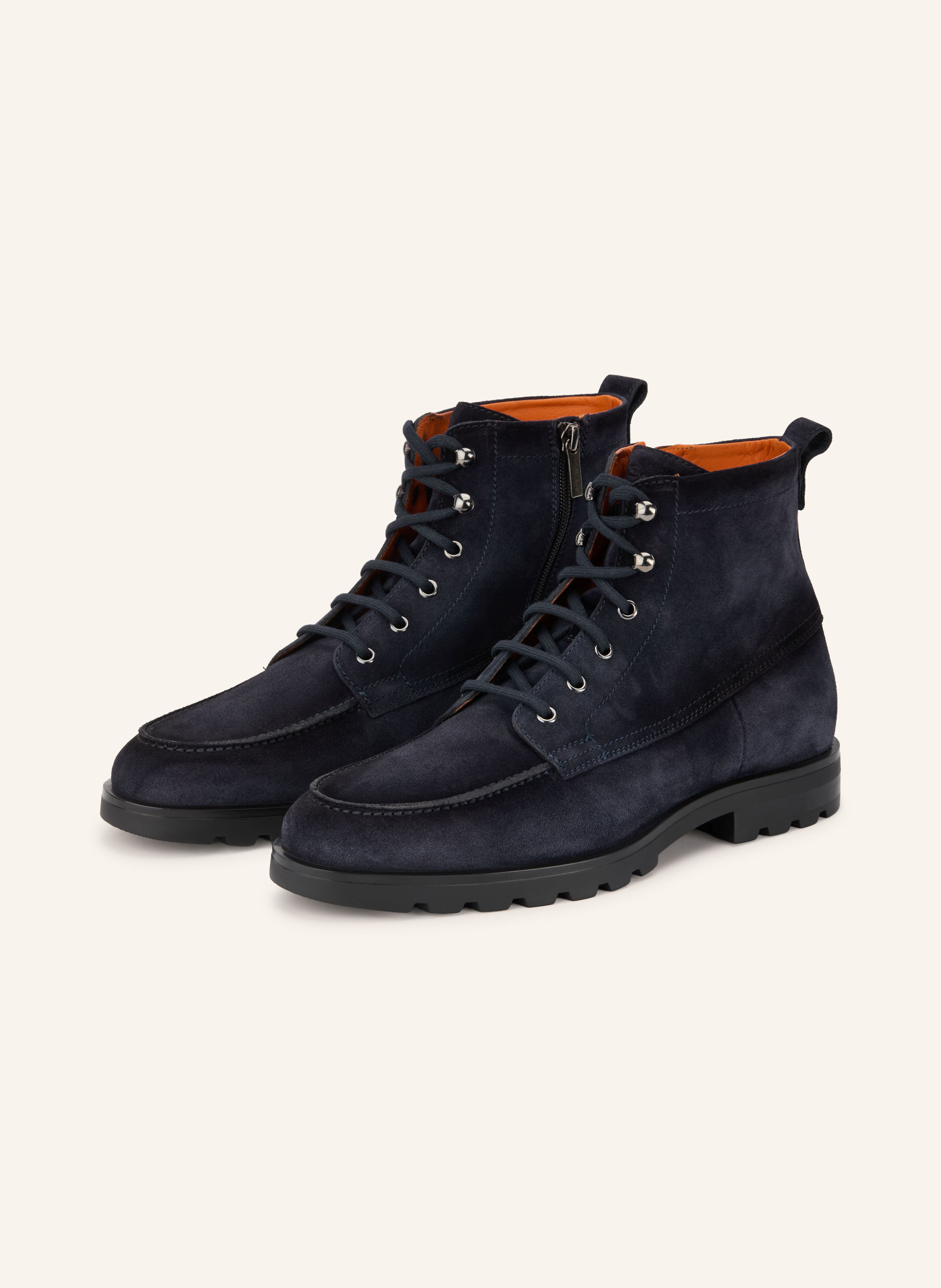 Santoni Schnürboots Flair dunkelblau