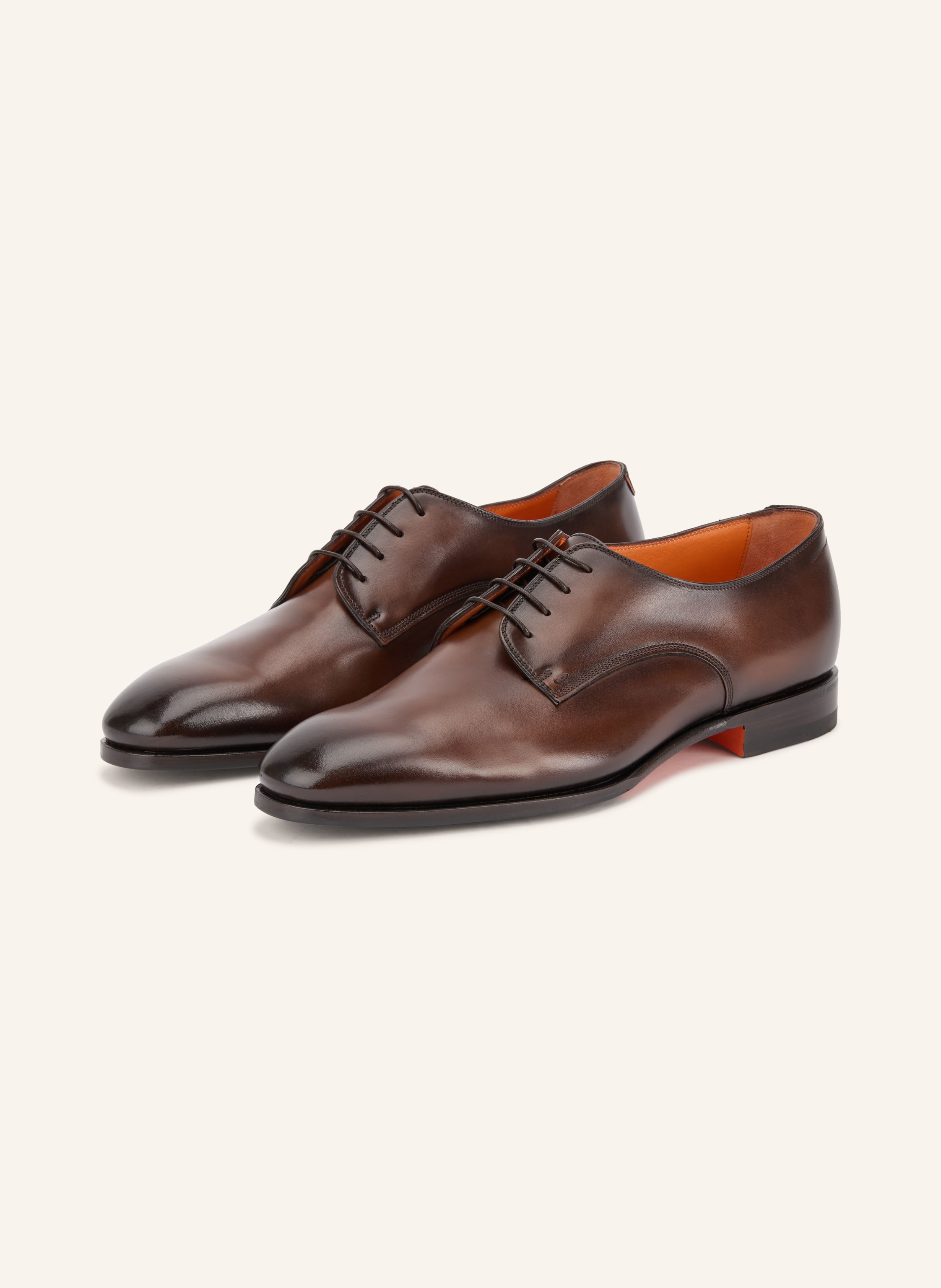 Santoni Schnürer Archer braun
