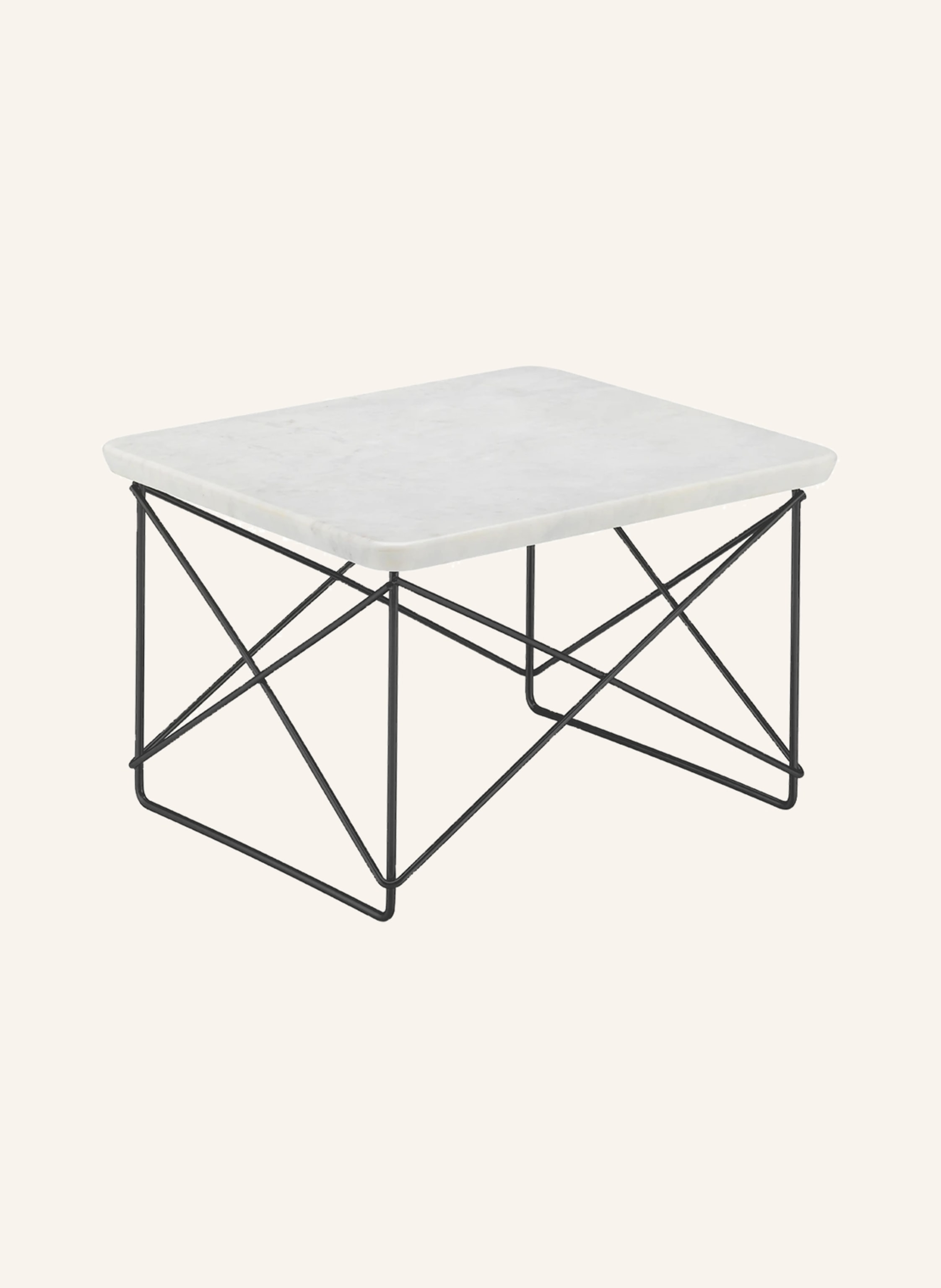 Vitra Occasional Table LTr, schwarz/Marmor
