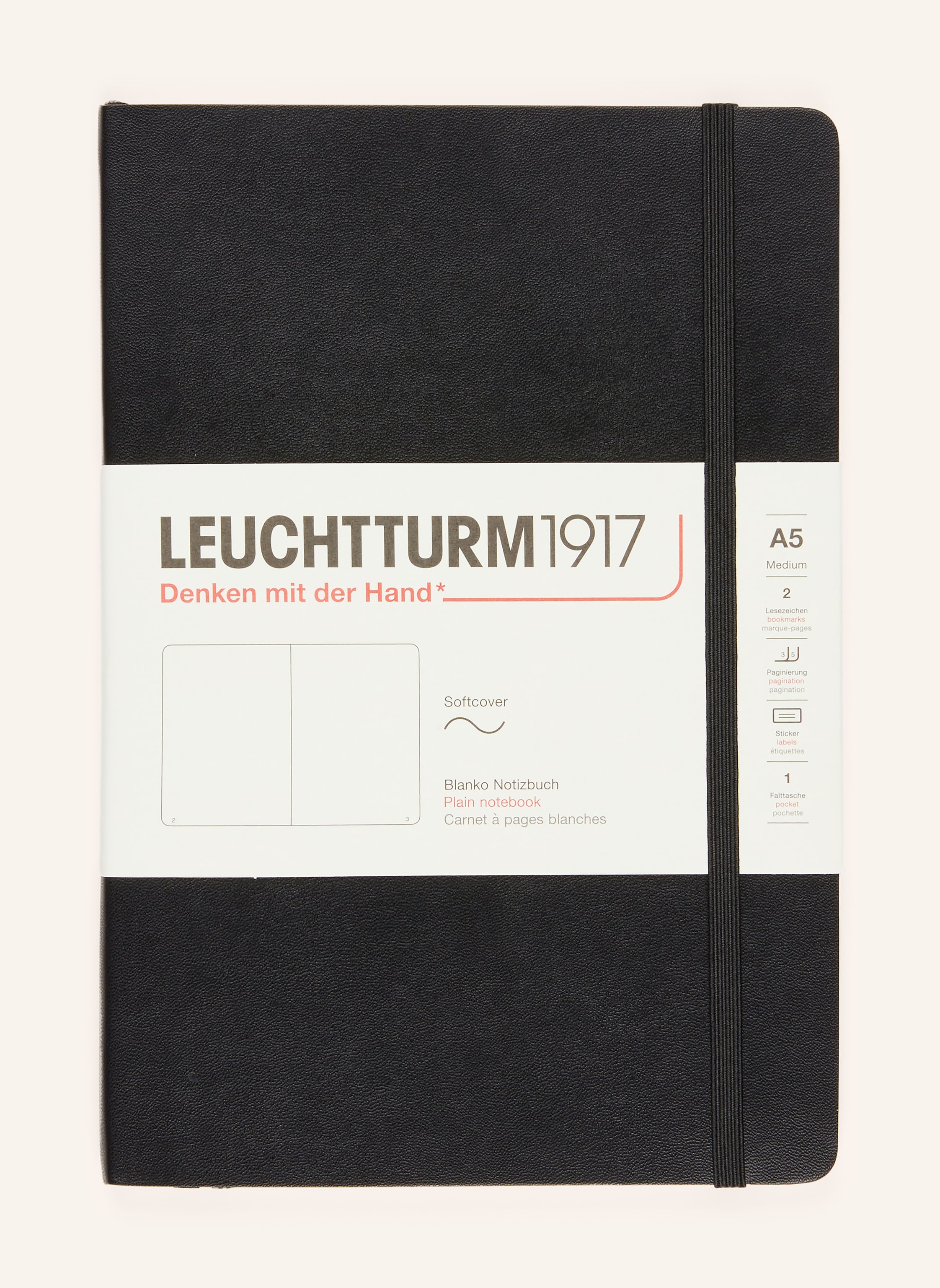 Leuchtturm1917 Notizbuch A5 blanko
