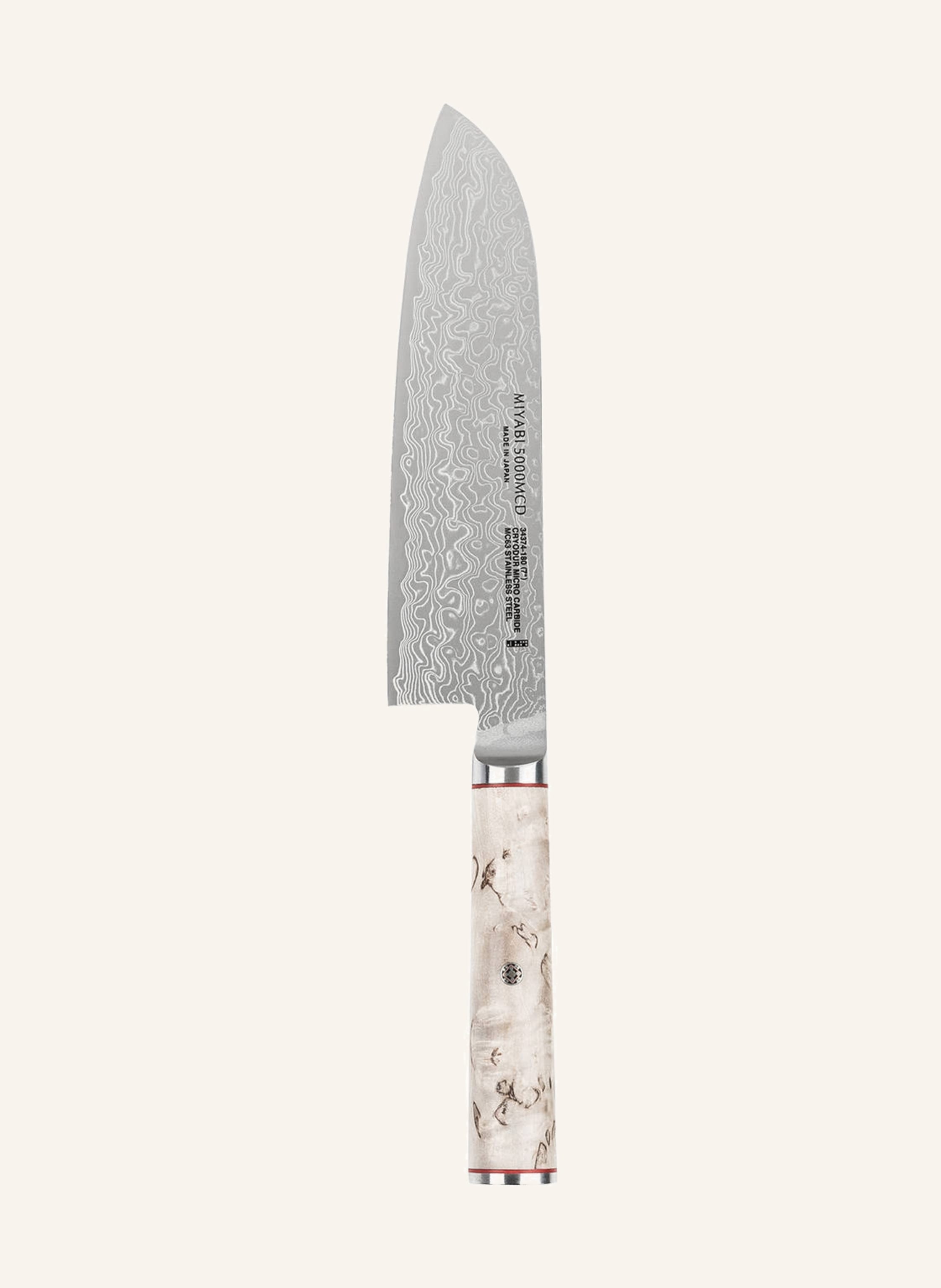 ZWILLING Santokumesser Miyabi 5000 MCD Birke