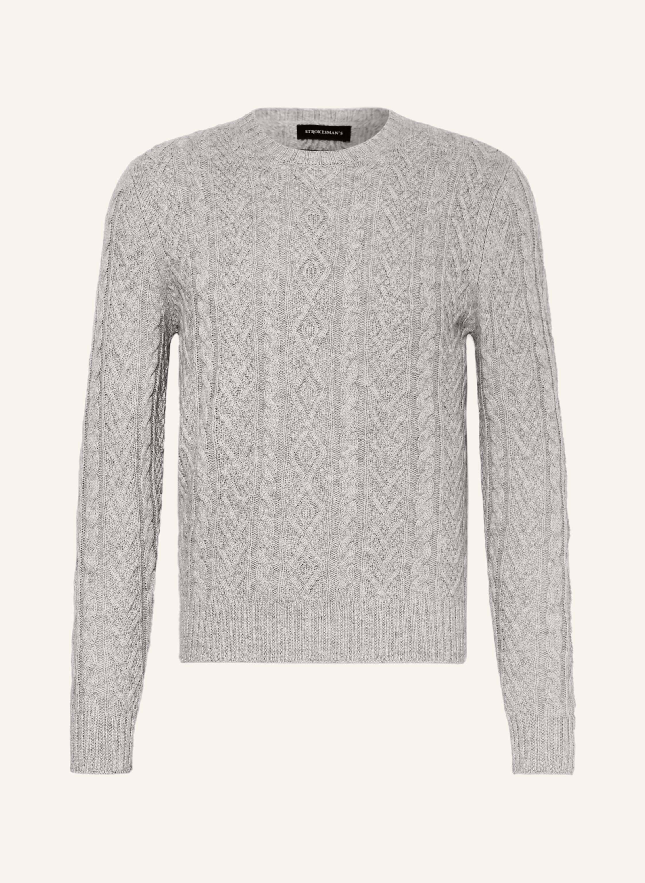 Strokesman’s Cashmere-Pullover grau
