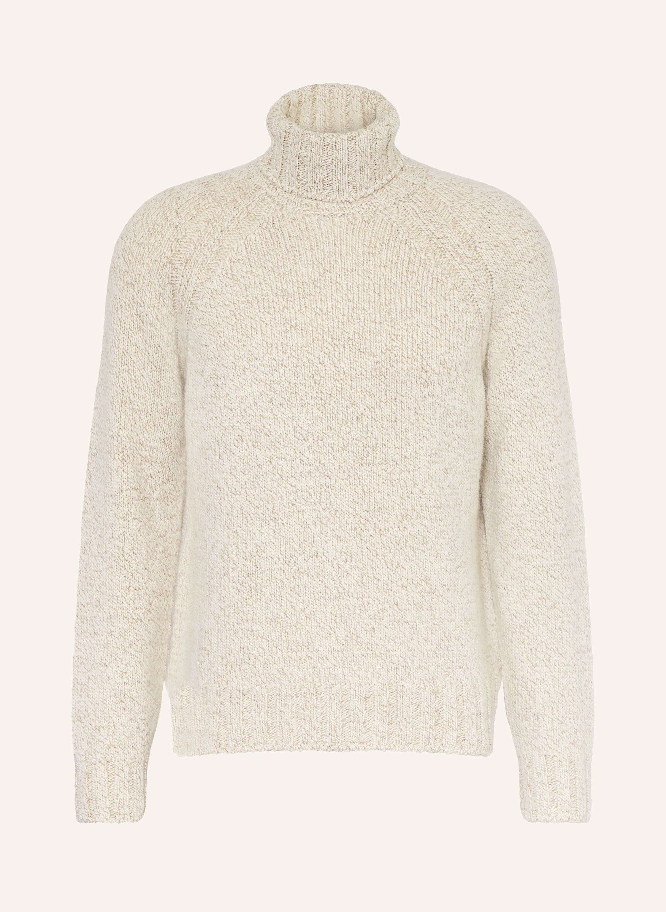 Zegna Rollkragenpullover Cashmere weiss