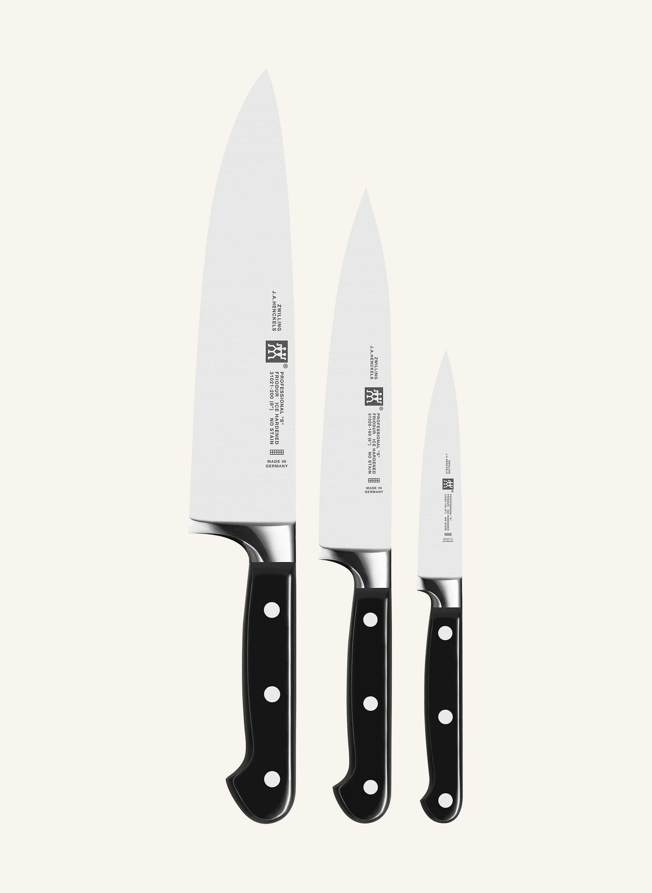 ZWILLING Messer-Set Professional S 3-teilig