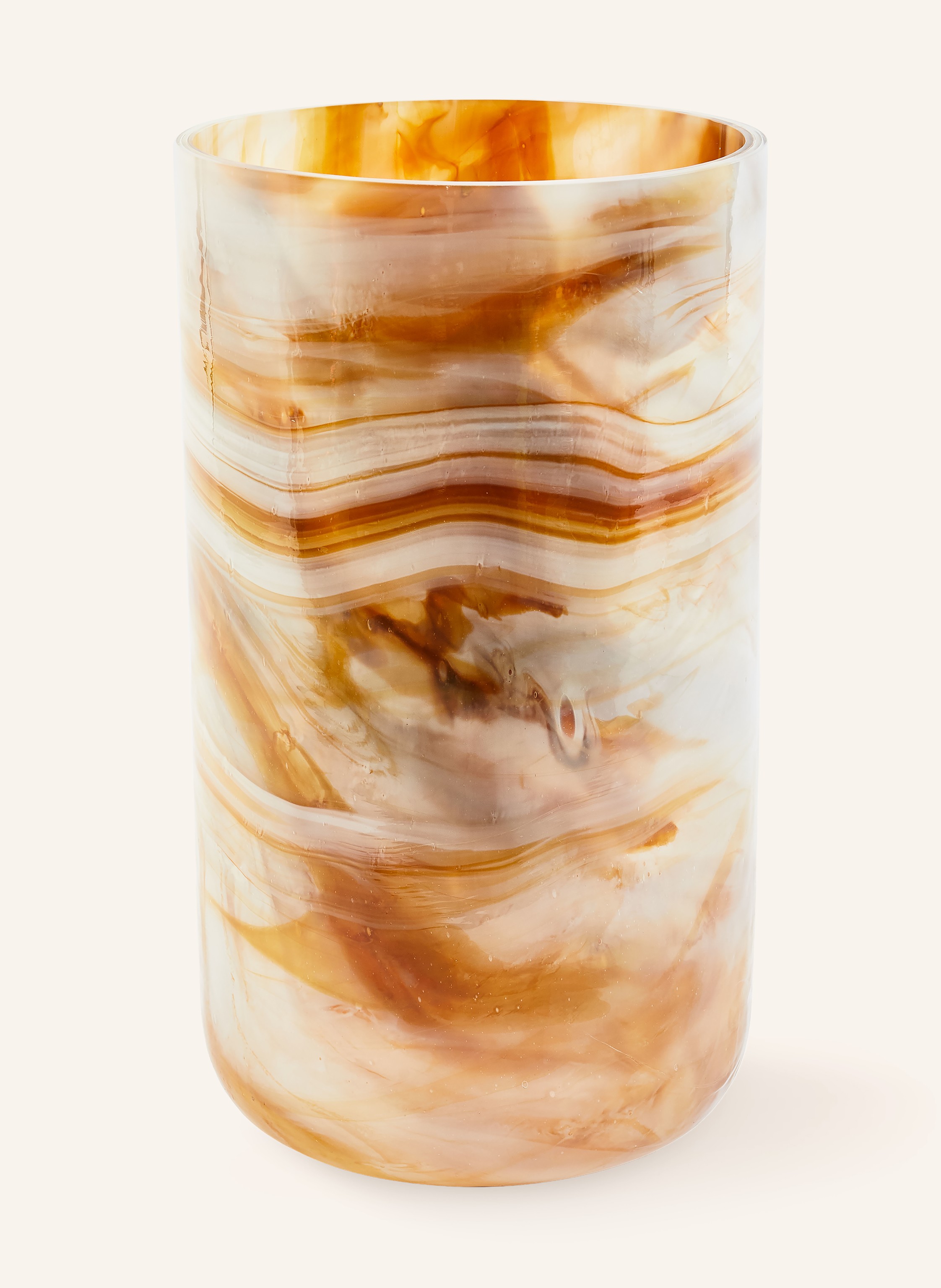Polspotten Marbled Glass Large, beige
