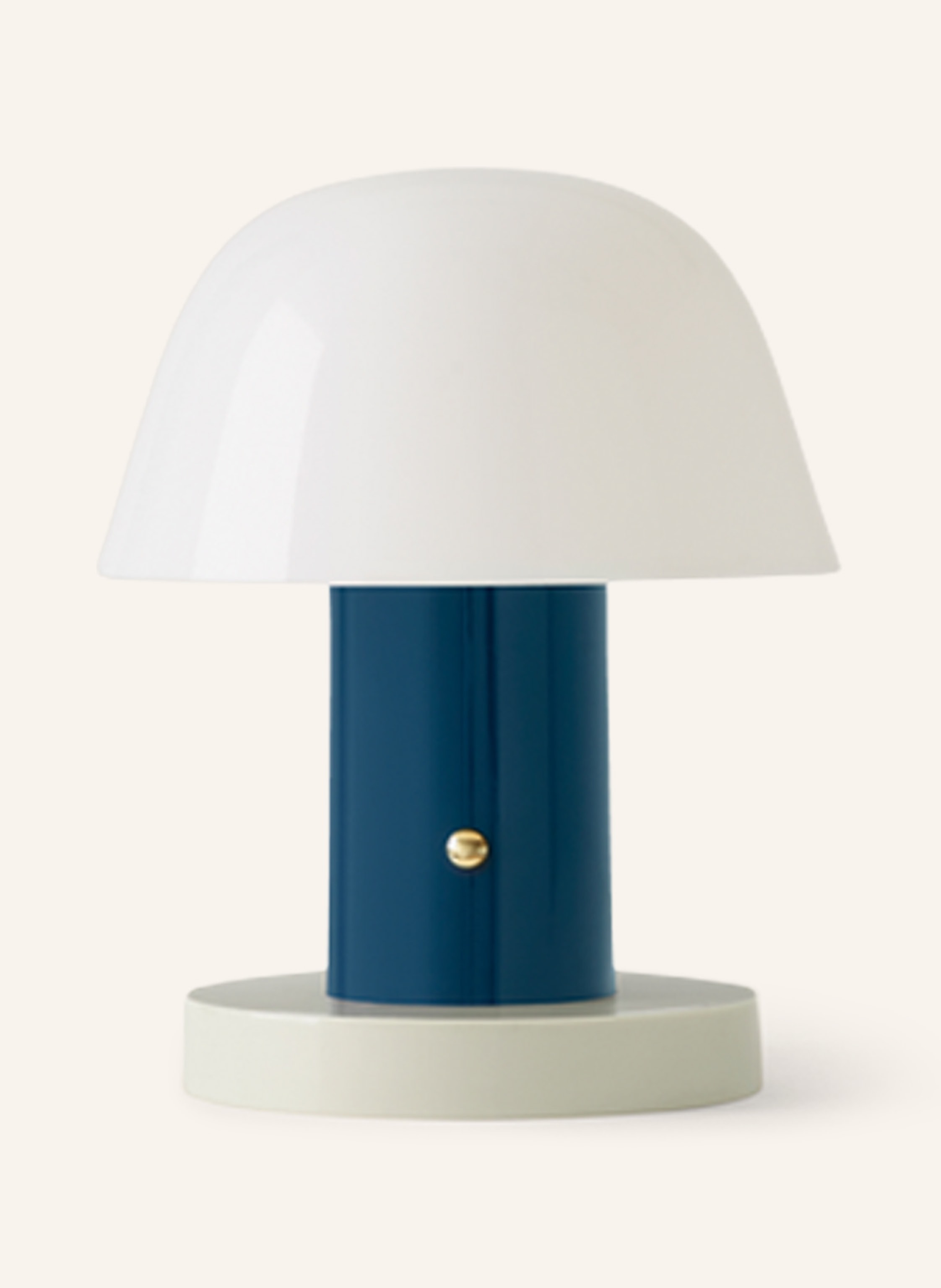 &Tradition Tischleuchte Setago JH27, blau/beige