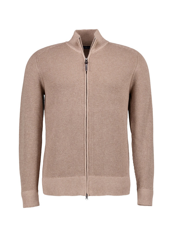 Hackett Cardigan Merinowolle braun