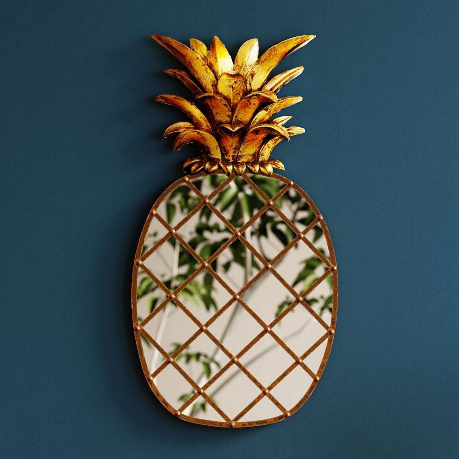 KARE Wandobjekt Pina Mirror, 50 cm, gold