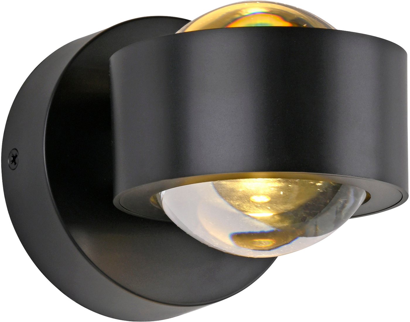 JUST LIGHT LED Wandleuchte AKKU-CHIA, schwarz