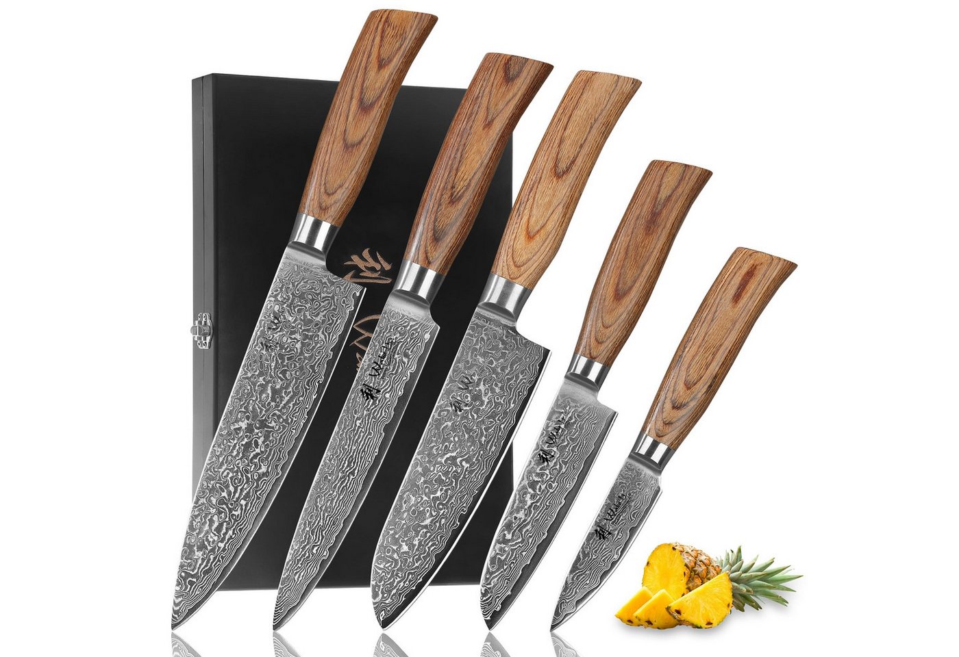 Wakoli Messer-Set EDIB Pro 5-teilig
