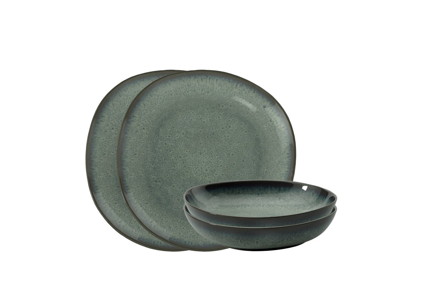 like. by Villeroy & Boch Lave Dinner-Set 4 Teile grau