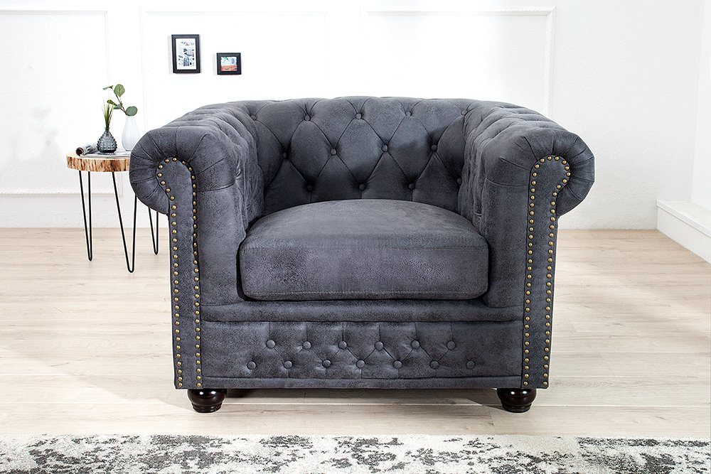 riess-ambiente Chesterfield-Sessel 105 cm