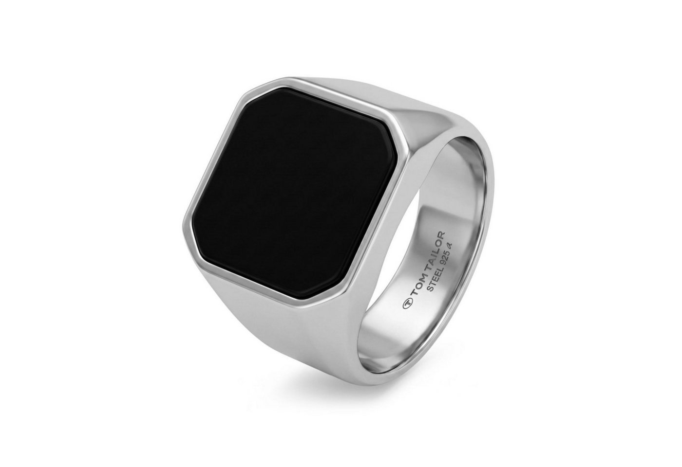 Tom Tailor Siegelring Edelstahl Achat