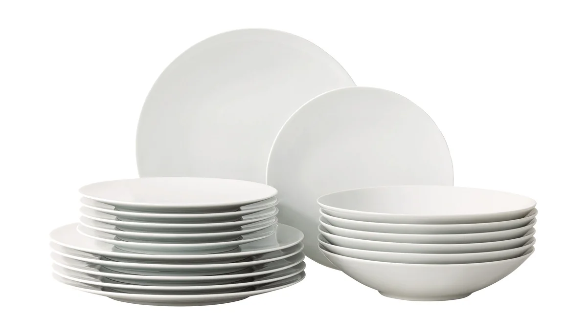 Rosenthal TAC Gropius Teller-Set 18 Teile weiß